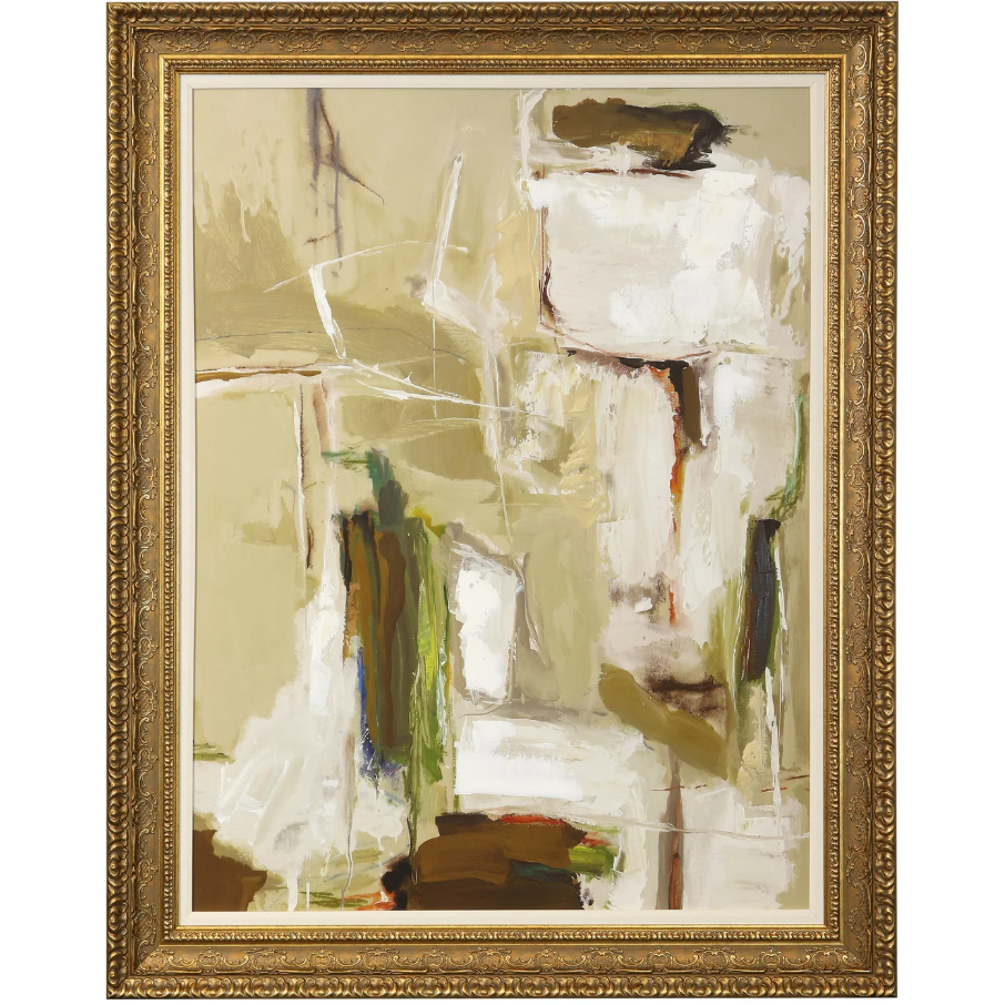 Ochre Framed Art