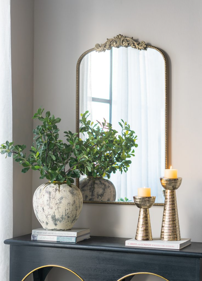 Handmade Gold Candle Holder - 13 Hub Lane   |  