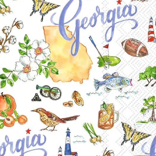 Georgia Cocktail Napkins