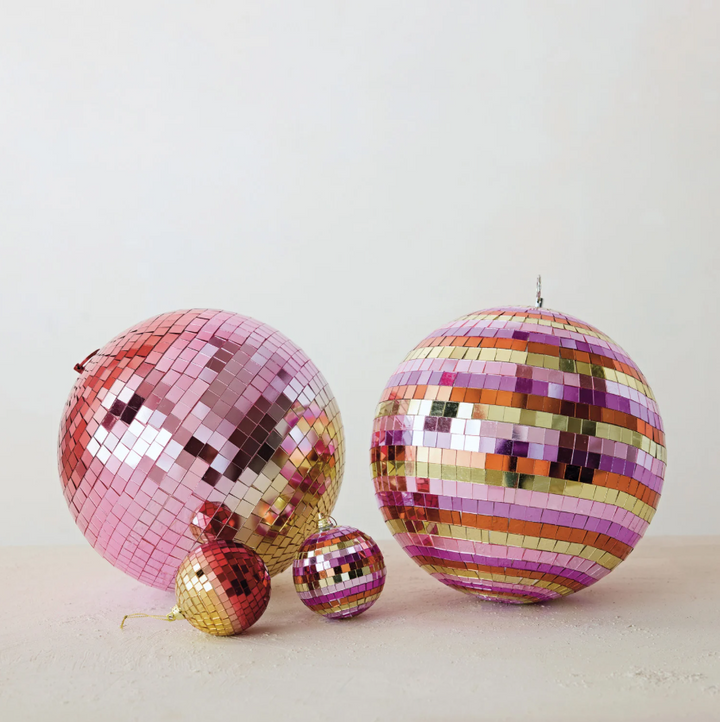 Oversized Foam & Glass Mirror Ball