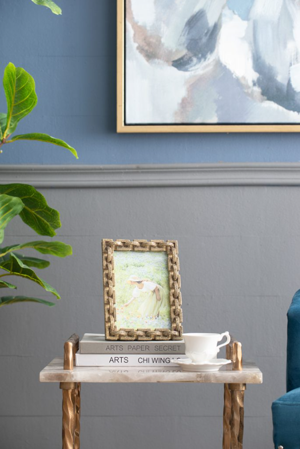 Textured Gold Frame - 13 Hub Lane   |  