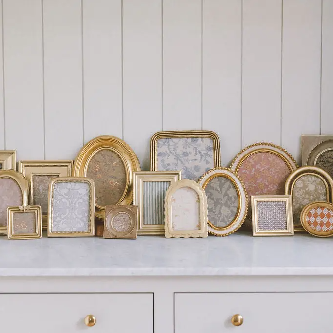 Ornate Small Square Photo Frame - 13 Hub Lane   |  Gold Frames