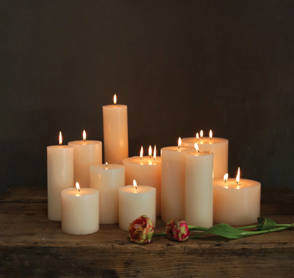 Flaire Unscented Pillar Candle - 13 Hub Lane   |  