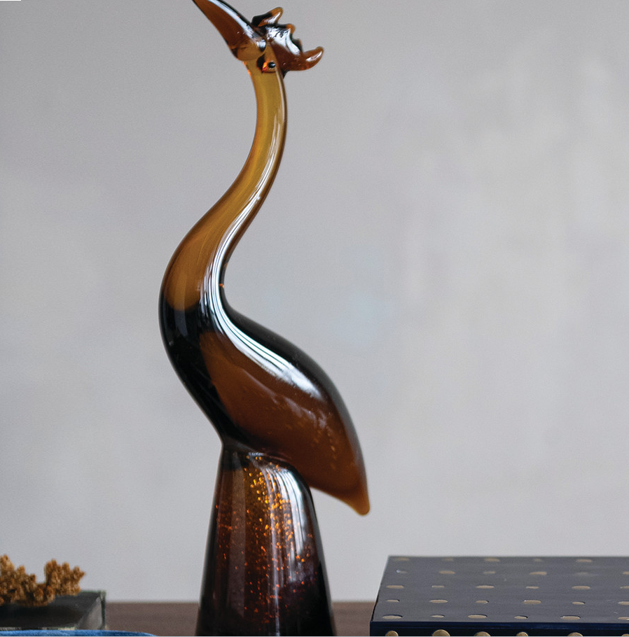 Hand-Blown Art Glass Bird - 13 Hub Lane   |  