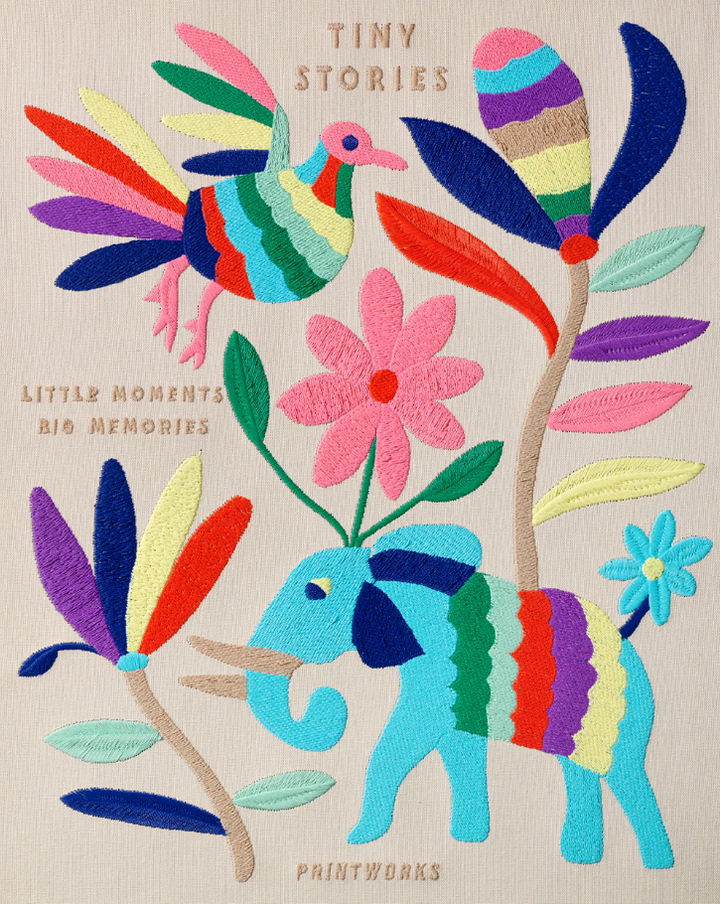 Embroidered Photo Album - Tiny Stories - 13 Hub Lane   |  