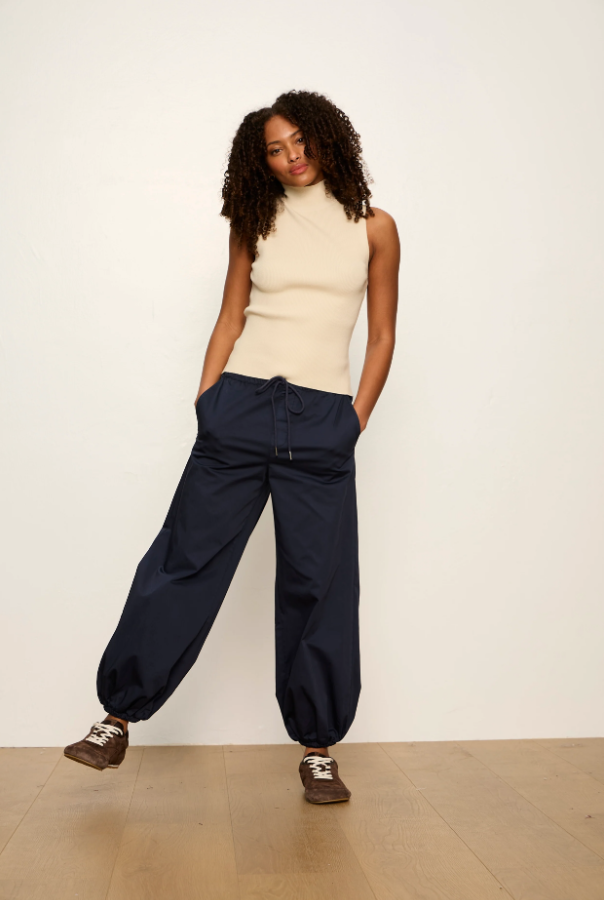 Float On Balloon Pants, Navy Blazer