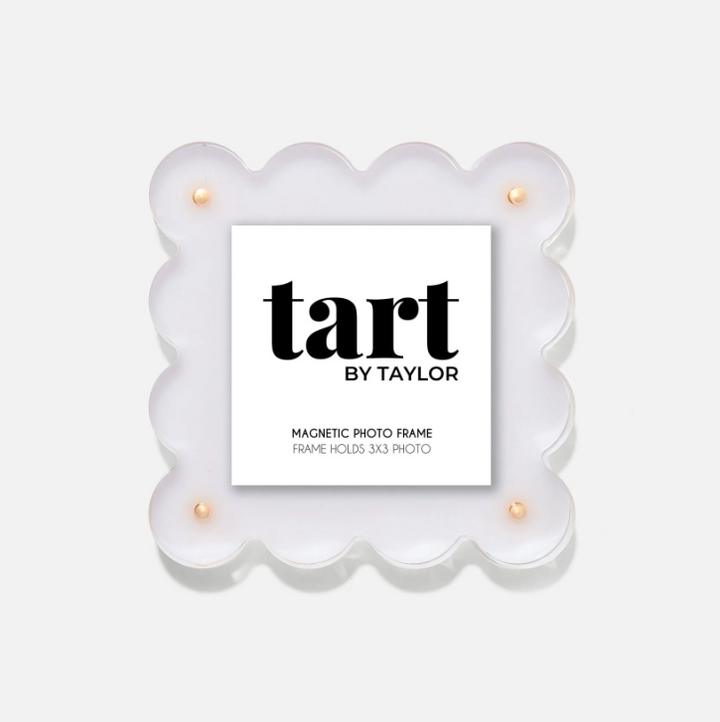 Mini Acrylic Frame, White - 13 Hub Lane   |  Acrylic Frames