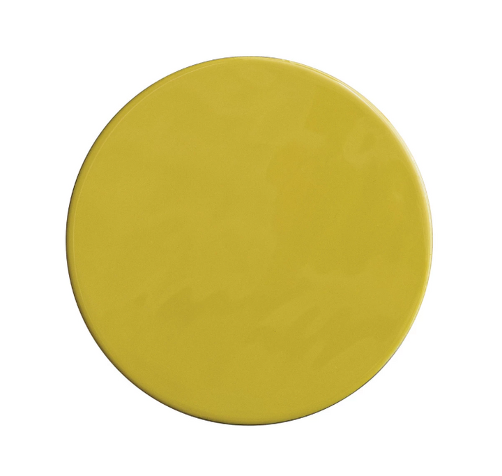 Enameled Aluminum Adjustable Table w/ Gold Electroplated Base