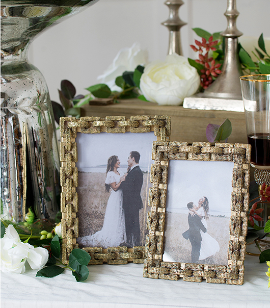 Textured Gold Frame - 13 Hub Lane   |  