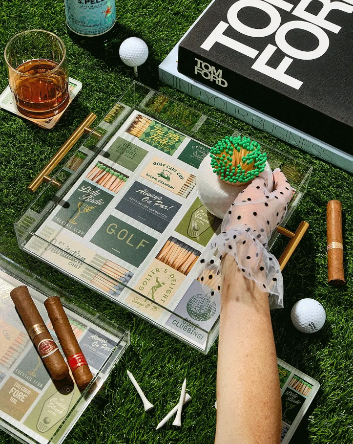 Golf Matchbook Tray