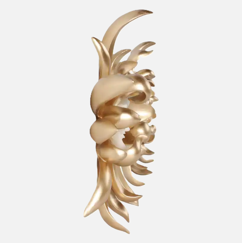 Hanna Gold Wall Flower