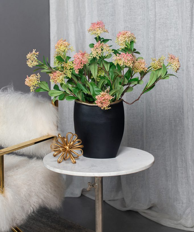 Gold Spherical Flower Statuary - 13 Hub Lane   |  