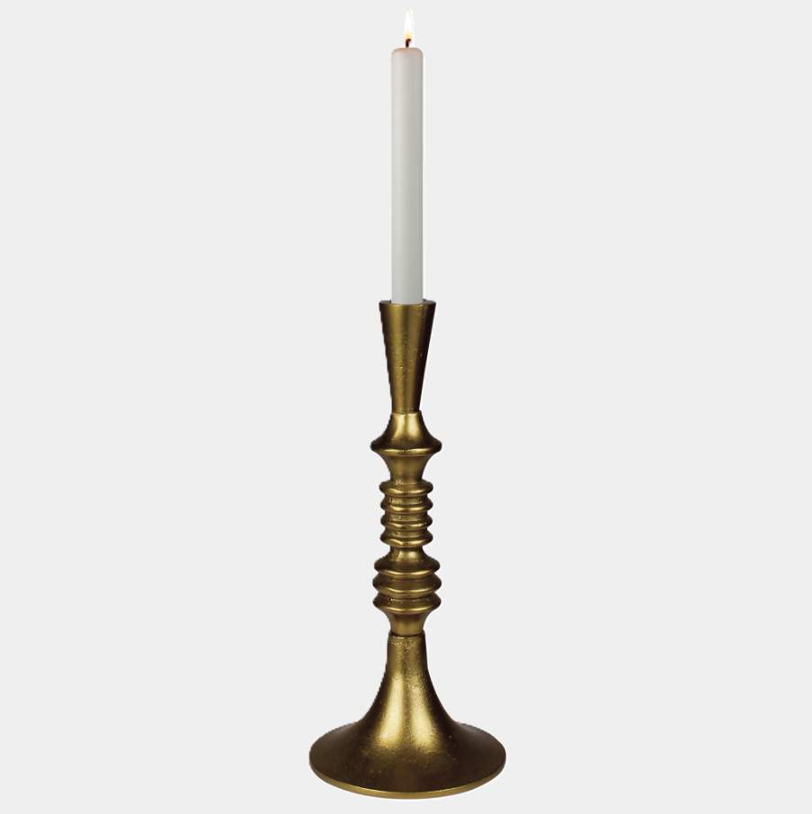 Eliad Taper Holder, Brass - 13 Hub Lane   |  