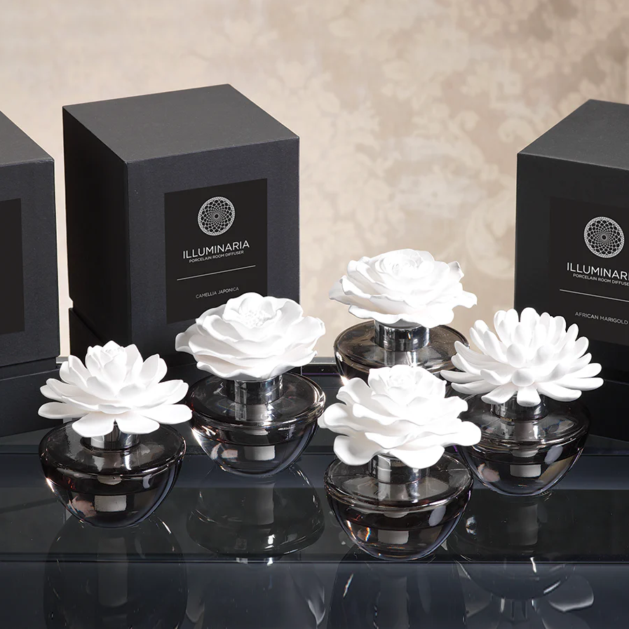 Illuminaria Porcelain Diffuser, Laurel Magnolia - 13 Hub Lane   |  Laurel Magnolia