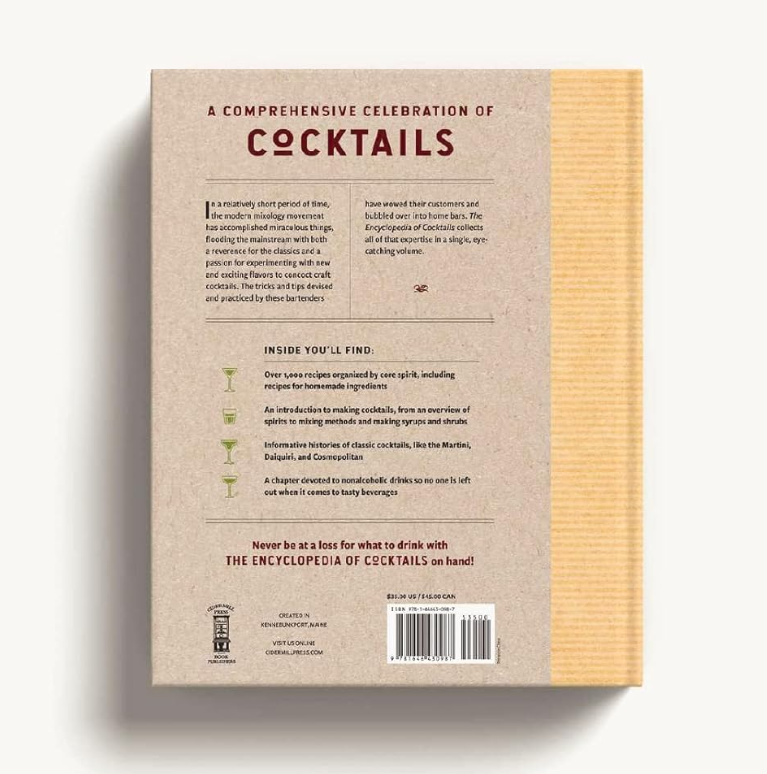 The Encyclopedia of Cocktails: Over 1,000 Cocktails for Every Occasion - 13 Hub Lane   |  