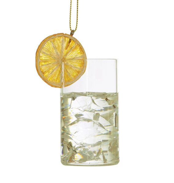 Glass Highball Cocktail Ornament