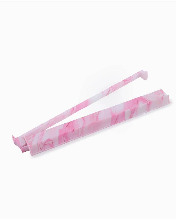 Acrylic Rack & Pusher Set, Pink Quartz