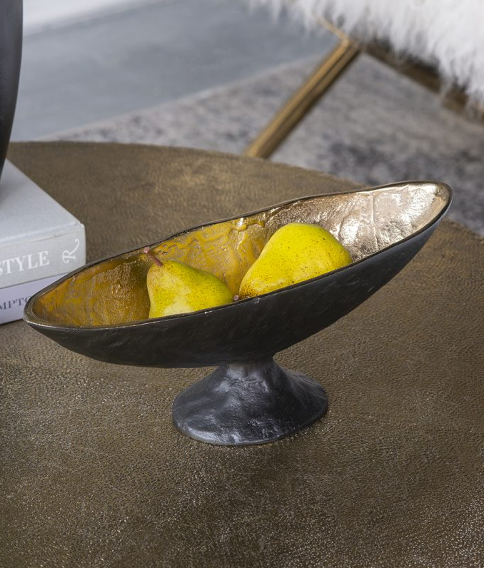 Oval Bowl on Stand