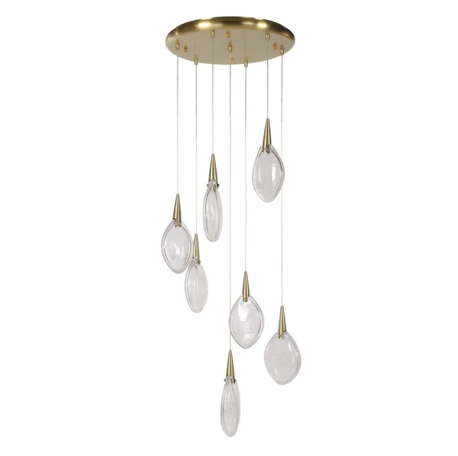 Deluge 7-Light LED Round Pendant