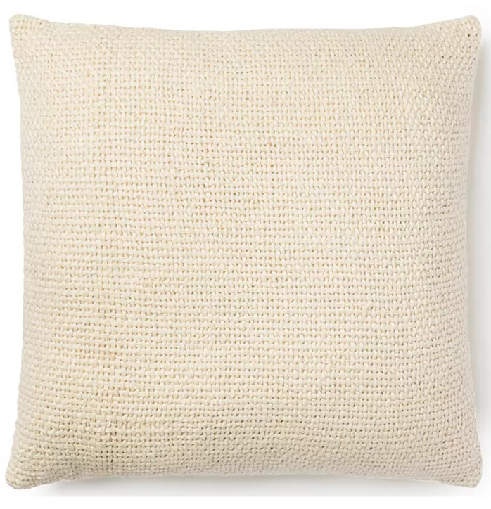 Madera Cross Weave Pillow, Ivory - 13 Hub Lane   |  Decorative Pillows