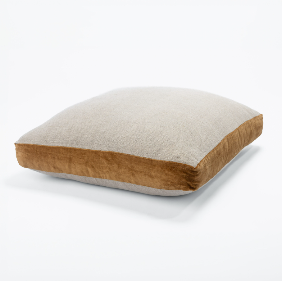 Dain Square Pillow, Ochre