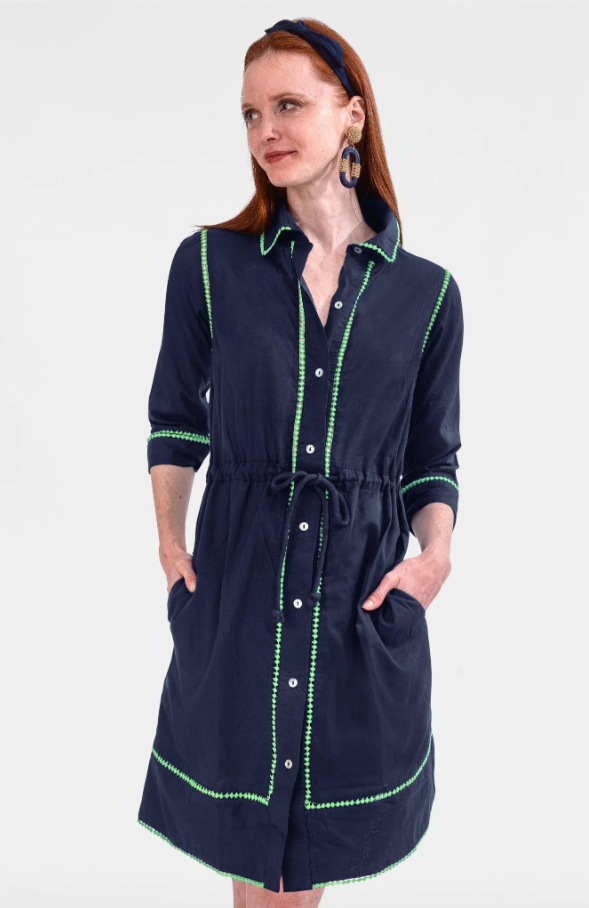 Glance My Way Dress, Navy - 13 Hub Lane   |  