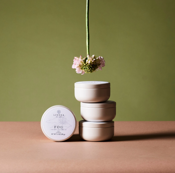 Linnea Fog Tin Candle - Petite