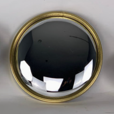 Bull Convex Mirror - 13 Hub Lane   |  Round Wall Mirrors