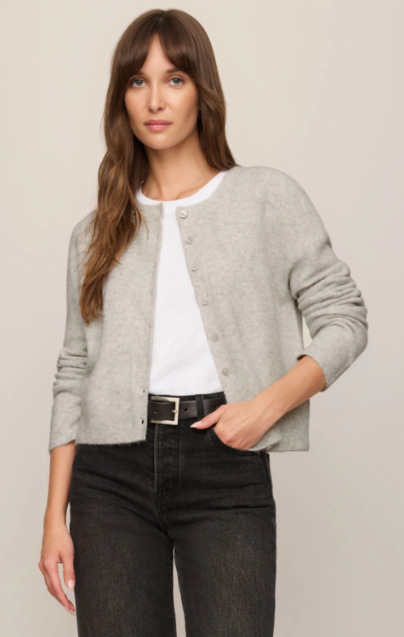 Medina Cozy Cardigan, Feather Grey