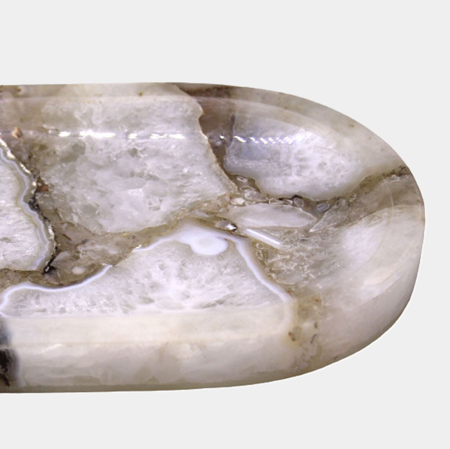 Oval Agate Tray - 13 Hub Lane   |  Marble Trays