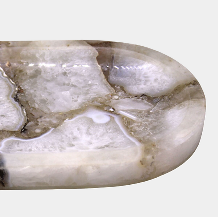 Oval Agate Tray - 13 Hub Lane   |  Marble Trays