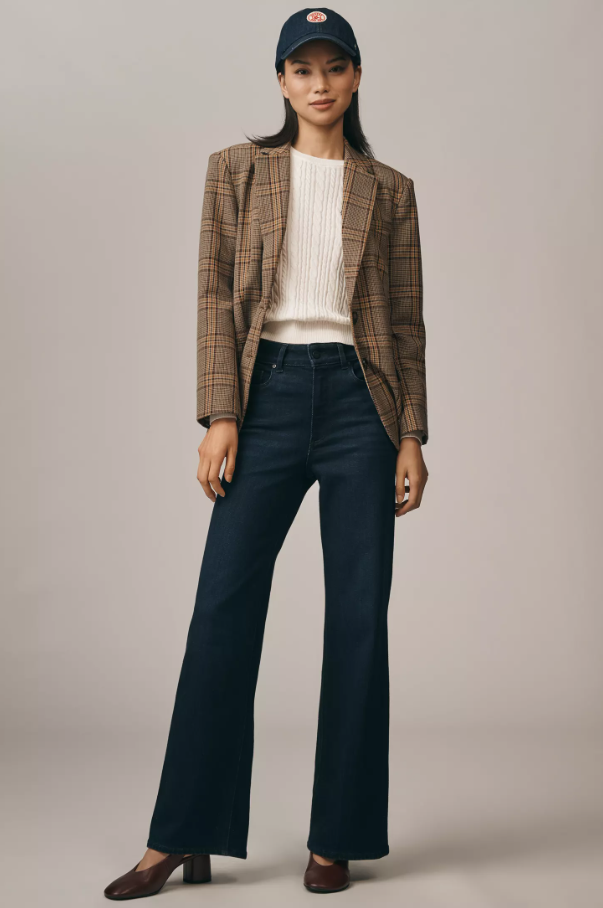 Paige Anessa Wide Leg Jean, Sussex