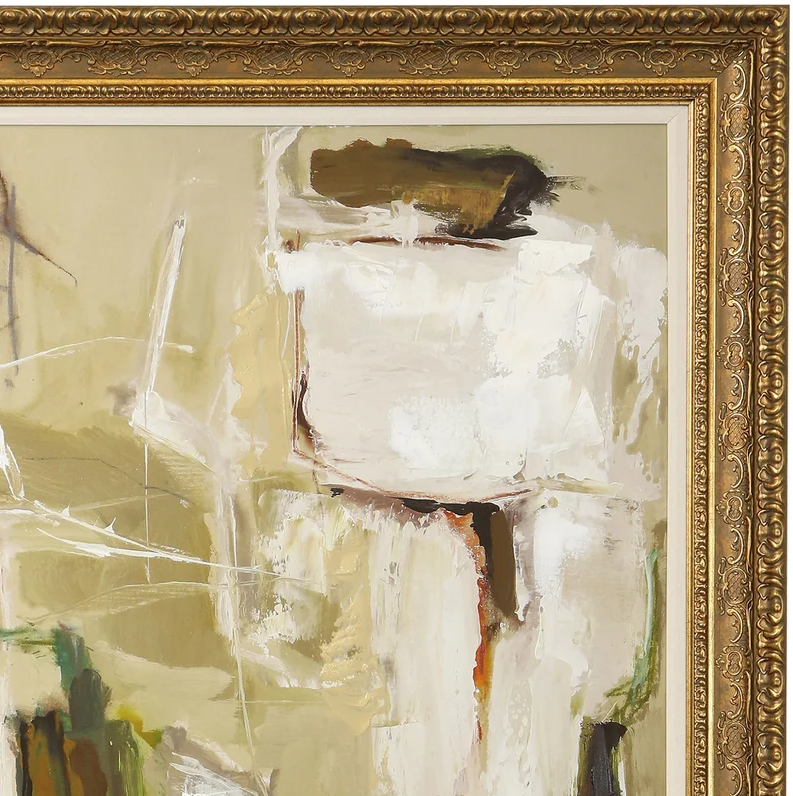 Ochre Framed Art