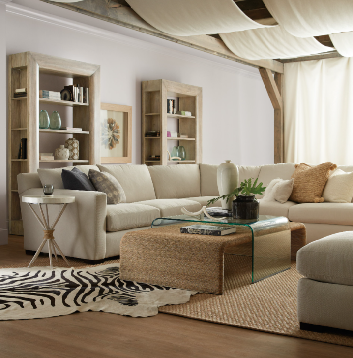 Amani Rope & Glass Cocktail Table - Thumbnail 3