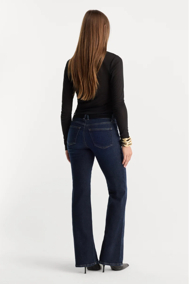 Good Low Rise Bootcut Jeans, Indigo - 13 Hub Lane   |  