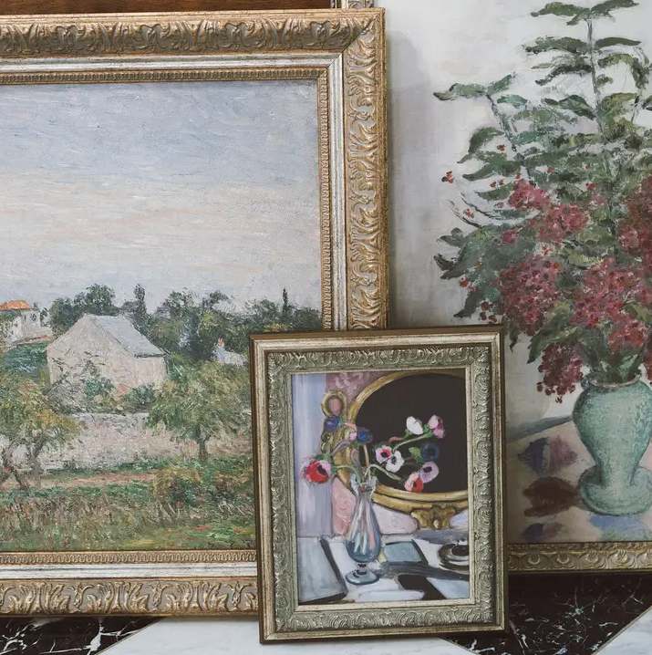 Anemone and Mirror - 13 Hub Lane   |  Small Wall Art