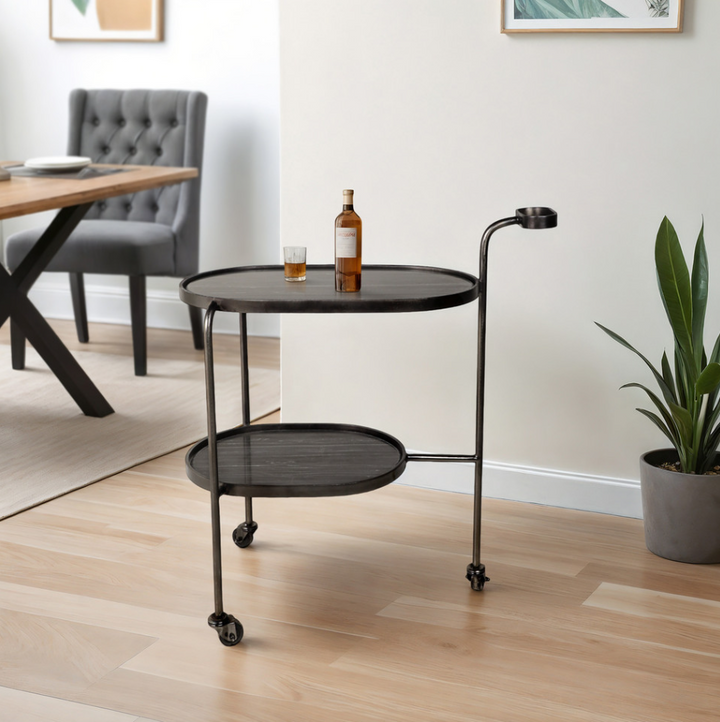Francois Marble Bar Cart - 13 Hub Lane   |  Bar Carts