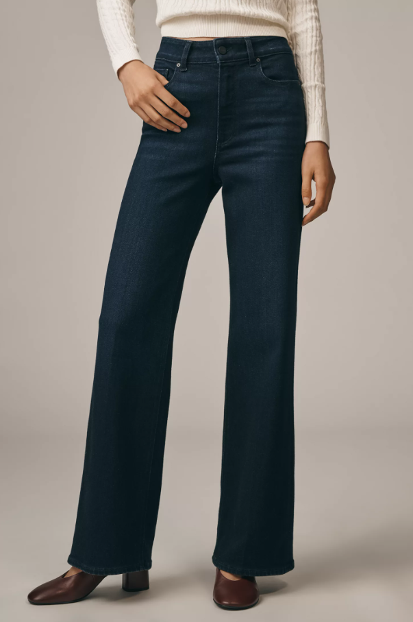 Paige Anessa Wide Leg Jean, Sussex