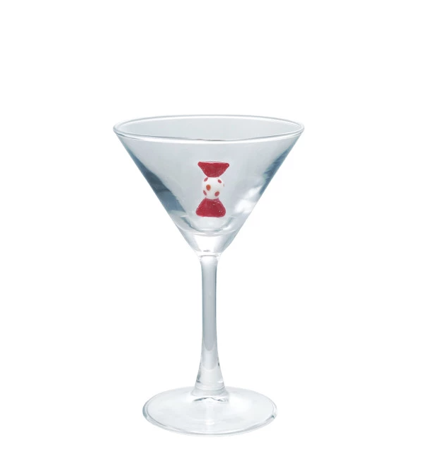 4oz. Holiday Figure Martini Glass - 13 Hub Lane   |  