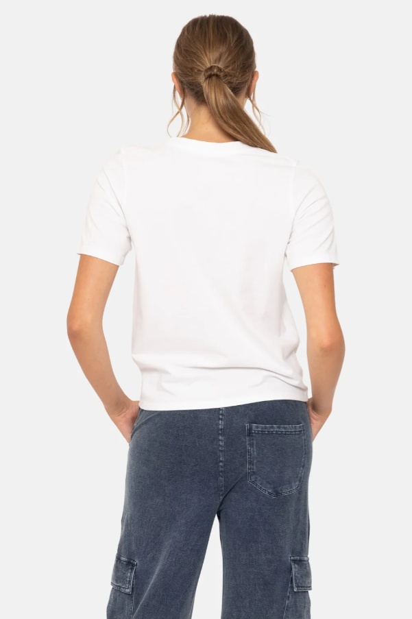 Classic Boxy Fit Tee, White - 13 Hub Lane   |  Crewneck Tees