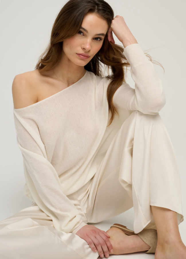 The Effortless Sweater, Ivory
