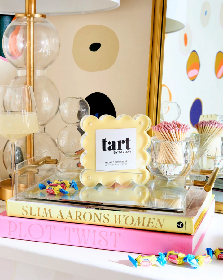 Mini Acrylic Frame, Butter Yellow - 13 Hub Lane   |  Acrylic Frames