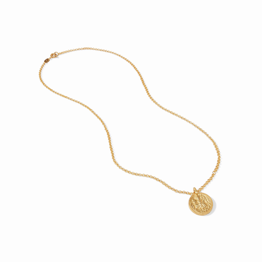 Julie Vos Coin Pendant - 13 Hub Lane   |  Statement Necklaces