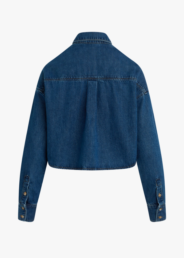 The Crop Ex-Boyfriend Shirt, Deerfield