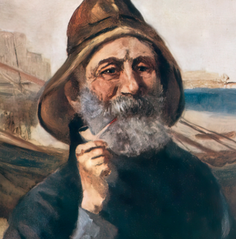 Fisherman - 13 Hub Lane   |  Small Wall Art