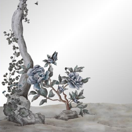 Quiet Garden - 13 Hub Lane   |  Painted Mirrors