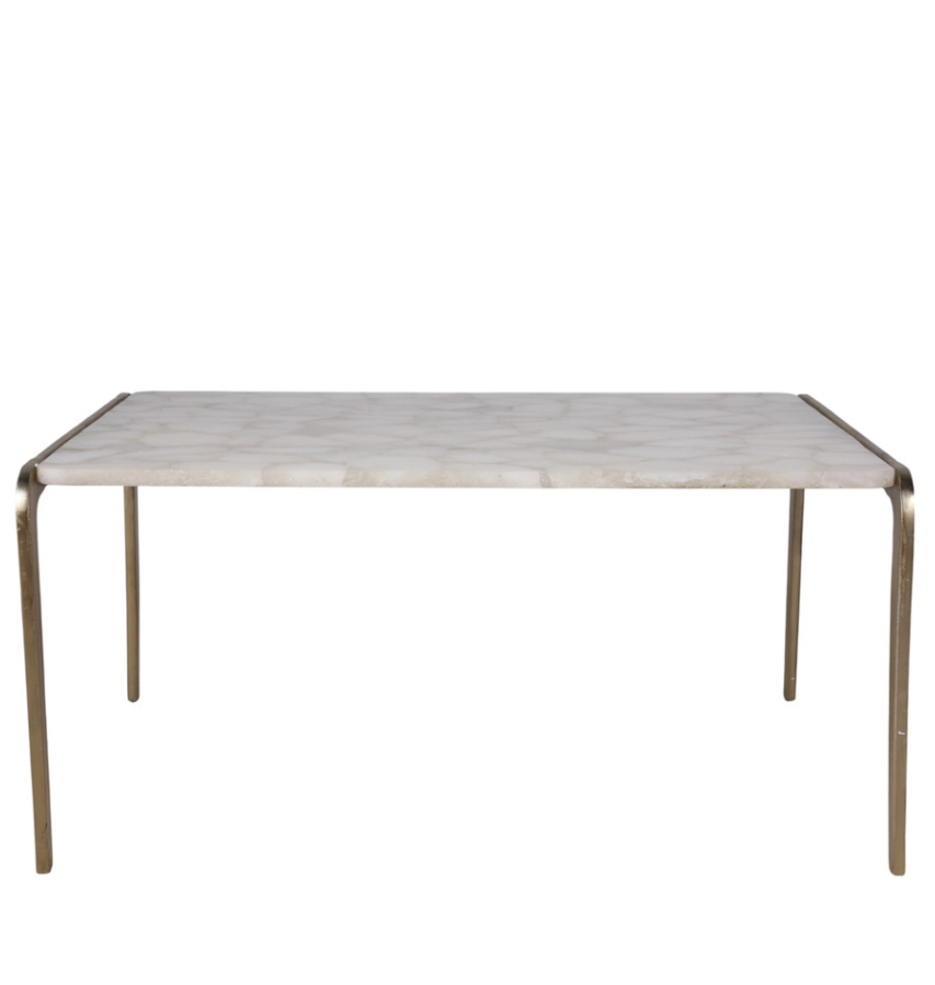 40" Larimore Quartz Top Coffee Table
