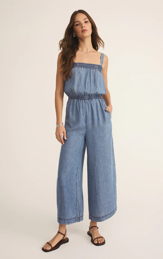 Solara Jumpsuit, Chambray - 13 Hub Lane   |  Jumpsuits