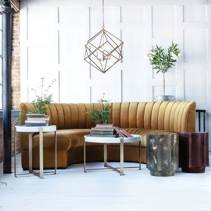 13 Hub Lane Conrad Demilune Sofa - Thumbnail 3
