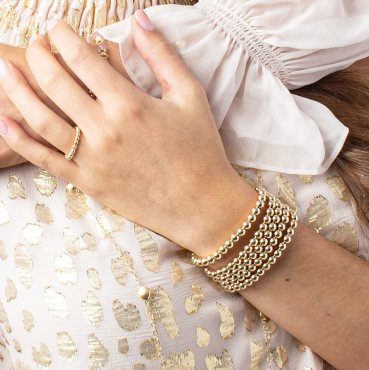 enewton classic gold 6mm bead bracelet